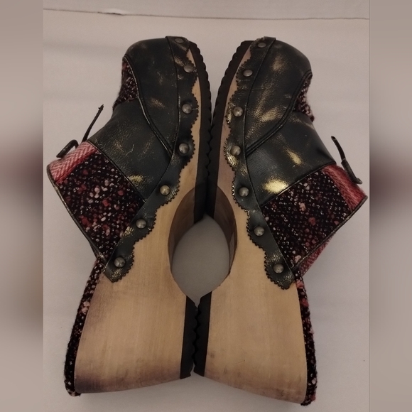 Kenzie Joyous Chucky Patchwork Clogs Y2K - Picture 13 of 16